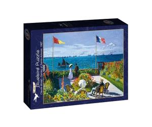 Puzzle 1000 Garden with a View of the Sea Claude Monet Bluebird