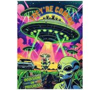 Trefl Premium Plus Quality Hall of Horror Puzzle: UFO - 1000 Pieces - Horror Rich Series and Dark Atmosphere - Perfect Combination of Pieces for Adults and Kids Ages 14+