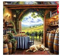 Educa Canes Et Vinum Puzzle 1000 Pieces