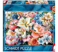 Puzzle 1000 Hummingbirds And Flowers Schmidt