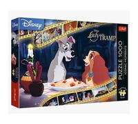 Trefl Premium Quality Plus - Iconic Moments: Beauty and the Tramp Puzzle - 1000 Pieces, Puzzle Series with Favorite Characters, for Adults and Children from 12 Years