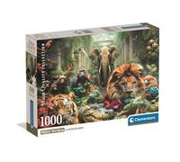 Clementoni - 39987 Jigsaw Puzzle 1000 Pieces for Adults and Teenagers, Collection, Mystic Jungle Theme with Poster, Compact Box, Gift Idea for Men and Women, Made in Italy, 70 x 50 cm, 39987