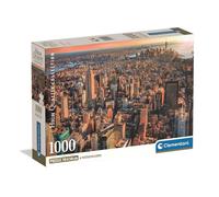 Clementoni Jigsaw Puzzle 1000 pieces Collection New York City, Puzzle for Adults 14-99 Years, Compact Box, Made in Italy, 39944