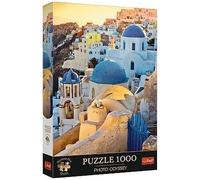 Trefl Premium Plus Quality - Photo Odyssey - City of Oia - Santorini - 1000 Pieces, Unique Photo Gallery, Perfectly Matching Tiles, for Adults and Children from 12 Years