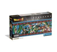 Clementoni - 37058 Jigsaw Puzzle 1000 Pieces for Adults and Teenagers, Special Series, Anime Dragonball Theme, Poster Included, Compact Box, Gift Idea for Men and Women, Made in Italy, 98 x 33 cm
