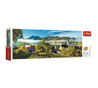 Trefl By The Schliersee Lake Panorama 1000 Piece Jigsaw Puzzles for Adults & Children Aged 12+ Wide 97cm x 34cm Panoramic Bavarian Alps Germany Premium Puzzle
