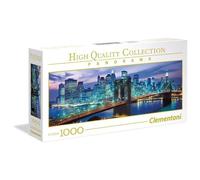 Clementoni - 39434 - Collection Panorama Puzzle for Adults and Children - New York Brooklyn Bridge - 1000 Pieces