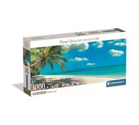 Clementoni - 39941 Jigsaw Puzzle 1000 Pieces for Adults and Teenagers, Collection, Ocean Swing Theme with Poster, Compact Box, Gift Idea for Men and Women, Made in Italy, 98 x 33 cm, 39941