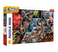 Trefl Marvel The Avengers, Heroes-1000 Pieces Superheroes, Classic Puzzle for Adults and Children from 14 Years, Multicoloured, 10934