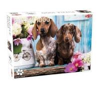 Puzzle 1000 Pcs Dashing Dachshunds Mieredu Puzzle Top Quality