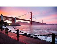 puzzle 1000 PCS Sea Golden Gate Bridge Landscape Pattern Size 1000 Piece Puzzle, Unique Home Accessories and Gifts 38x52CM