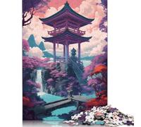 Puzzle 1000 Piece Adult Jigsaw Puzzle Torii Gate In The River Jigsaw Puzzles for Teenagers Paper Puzzles Home Decoration Puzzle Toys 38x26cm/1000pcs