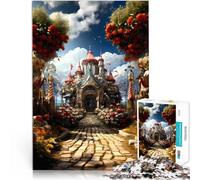 Puzzle 1000 Piece Adult landscape art Made of cardboard for age 14+ Interesting stress reduction gifts for friends and family。size:38x52cm/14.96x20.47inch