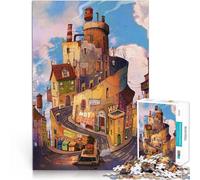 Puzzle 1000 Piece Adult move place Made of cardboard for age 14+ Toys for family entertainment Birthday and unique gifts。size：26x38cm/10.24x14.96inch