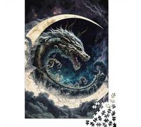 Puzzle 1000 Piece Dragon6 Jigsaw Puzzle for Adults And Wooden Jigsaw Puzzle Suitable for 18 Years And Up Fun Puzzles Games 1000pcs (75x50cm)