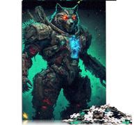 Puzzle 1000 piece puzzle Space marine wolves wooden puzzle Suitable for adults and children over 12 years old Challenging Game Size: 50x75cm