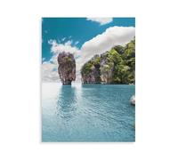 Puzzle 1000 Piece Puzzles For Adults，Dream beach in Thailand in the picturesque bay，Paper Puzzle Leisure Toy Educational Intellectual Decompressing Game Home Decoration Art Gift（50x70cm）-AQ22