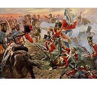 Puzzle 1000 Pieces Adult Battle Waterloo Puzzles, Classic War Puzzle Gifts, High Difficulty Games, Casual Games, Art Gifts, Wall Decoration decoration painting38x52CM