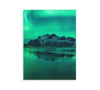 Puzzle 1000 Pieces Adults，Impressive auroras over mountains and the Arctic Ocean, Northern Norway, Scandinavia，Decompression Puzzle For Adults And Children From 3 Years Classic Puzzles（50x70cm）-AP96