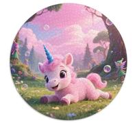 Puzzle 1000 Pieces Animal Round Circle Jigsaw Puzzles Difficult Jigsaw Puzzles Family Game Home Decor for Adults Kids Challenge 1000pcs (67.5x67.5cm)