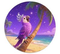 Puzzle 1000 Pieces Animal Round Circle Jigsaw Puzzles Family Game Family Game Home Decor for Adults Kids Challenge 1000pcs (67.5x67.5cm)