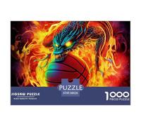 Puzzle 1000 Pieces Basketball Challenge Games Strange Creatures 100% Recycled Cardboard Home Decoration Adults And Kids Age 12 Years Up 38x26cm/1000pcs