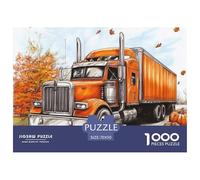 Puzzle 1000 Pieces Big Truck Brainteasing Autumn Harvest Fully Interlocking Educational Games Adults And Kids Age 12 Years Up 70x50cm/1000pcs