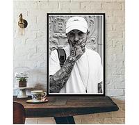 Puzzle 1000 Pieces Black and White Mac Miller Rapper Hip Hop Singer Star Poster Art for Paper Toys for Adults Decompression Game 70x50CM