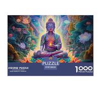 Puzzle 1000 Pieces Buddha Statue Brainteasing Nirvana 100% Recycled Cardboard Educational Games Puzzles for Adults 38x26cm/1000pcs