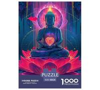 Puzzle 1000 Pieces Buddha Statue Brainteasing Nirvana 100% Recycled Cardboard for Impossible Puzzles Adults And Kids 38x26cm/1000pcs