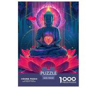 Puzzle 1000 Pieces Buddha Statue Brainteasing Nirvana Randomly Shaped Pieces for Impossible Puzzles for Adults Jigsaw 70x50cm/1000pcs