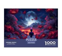 Puzzle 1000 Pieces Buddha Statue Brainteasing Nirvana Randomly Shaped Pieces Home Decoration Puzzles for Adults 70x50cm/1000pcs