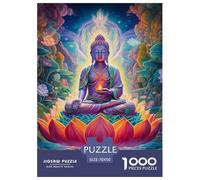 Puzzle 1000 Pieces Buddha Statue Challenge Games Nirvana 100% Recycled Cardboard Educational Games for Adults Jigsaw 70x50cm/1000pcs