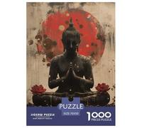 Puzzle 1000 Pieces Buddha Statue Challenge Games Nirvana 100% Recycled Cardboard Educational Games for Adults Jigsaw 70x50cm/1000pcs