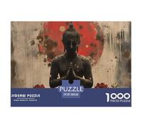 Puzzle 1000 Pieces Buddha Statue Challenge Games Nirvana 100% Recycled Cardboard Home Decoration Puzzles for Adults 38x26cm/1000pcs
