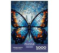Puzzle 1000 Pieces Butterfly Challenge Games Gorgeous Butterfly 100% Recycled Cardboard Home Decoration Adults And Kids 70x50cm/1000pcs
