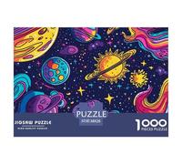 Puzzle 1000 Pieces Celestial Body Brainteasing Strange Planet Randomly Shaped Pieces Educational Games Adults And Kids Age 12 Years Up 38x26cm/1000pcs