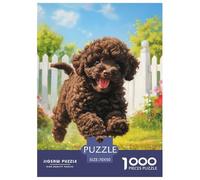 Puzzle 1000 Pieces Cockapoo Challenge Games Cute Pets 100% Recycled Cardboard Home Decoration for Adults Jigsaw 70x50cm/1000pcs