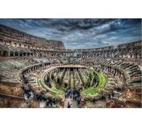 Puzzle 1000 Pieces Coliseum Rome Poster Scenic Architecture Puzzle For Adult Educational Game Family Decompression Toy Jy55Cz 70x50CM