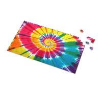 Puzzle 1000 Pieces Colorful Tie-Dye Spiral Pattern Picture Puzzle Puzzles For Toddlers 2-4 500 Piece Puzzles(500PCS)