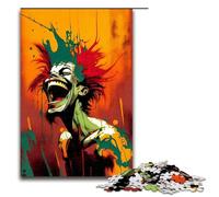 Puzzle 1000 Pieces Comic Insanity Jigsaw for Adults Wooden Educational Game Challenge Toy 75x50cm