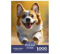 Puzzle 1000 Pieces Corgi Brainteasing Cute Animals Randomly Shaped Pieces for Impossible Puzzles Adults And Kids Age 12 Years Up 38x26cm/1000pcs