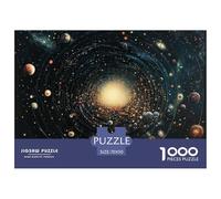 Puzzle 1000 Pieces Cosmic Galaxy Brainteasing Planet Randomly Shaped Pieces Educational Games Adults And Kids 70x50cm/1000pcs