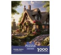 Puzzle 1000 Pieces Cosy Cottage Brainteasing A Cabin in The Woods Fully Interlocking Educational Games Adults And Kids Age 12 Years Up 70x50cm/1000pcs