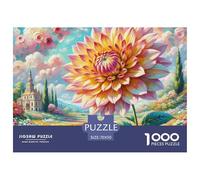 Puzzle 1000 Pieces Dahlia Challenge Games Natural Wonders 100% Recycled Cardboard for Impossible Puzzles Puzzles for Adults 70x50cm/1000pcs