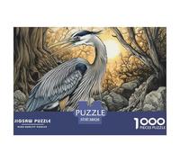 Puzzle 1000 Pieces Egret Brainteasing Flying Birds 100% Recycled Cardboard Educational Games Adults And Kids Age 12 Years Up 38x26cm/1000pcs
