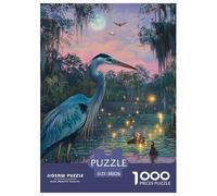 Puzzle 1000 Pieces Egret Challenge Games Flying Birds 100% Recycled Cardboard Home Decoration Adults And Kids 38x26cm/1000pcs