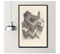 Puzzle 1000 Pieces Escher Surreal Geometric Poster Adult Toys Decompression Game K111Ya 70x50cm