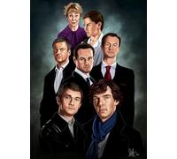 Puzzle 1000 Pieces - Film Sherlocks Picture - Colourful Puzzle - Adult Stress Relief Game Art Picture - Wall Art Decoration 52x38cm
