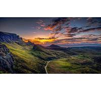 Puzzle 1000 pieces for adults and children mountains in the sunset educational decompression games leisure puzzle landscape puzzles toys 50x70CM